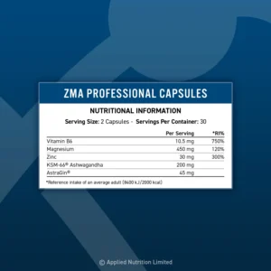APPLIED NUTRITION ZMA PRO - Afbeelding 2