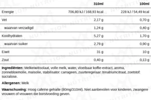 XXL N’JOY PROTEIN DRINK 310ML - Afbeelding 2