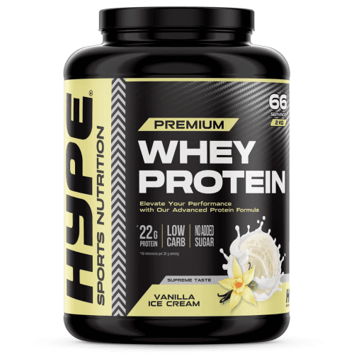HYPE Premium Whey Protein | 1 of 2 kg | 3 smaken