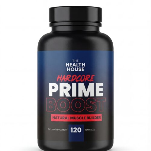 The Health House Hardcore Prime Boost Natural Muscle Builder 120 capsules