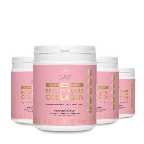 Beauty Blend Collageen Poeder – Pink Grapefruit – 40 porties – 3+1 Gratis Aanbieding