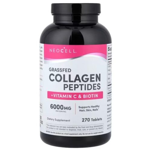 Grassfed Collagen Peptiden + Vitamin C & Biotin (270 tabl)