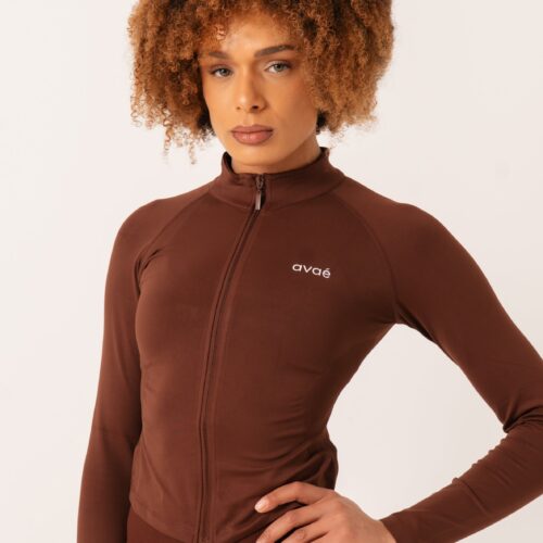 Avae Wear Enhance Full Zip Jacket - Bruin - afbeelding 1