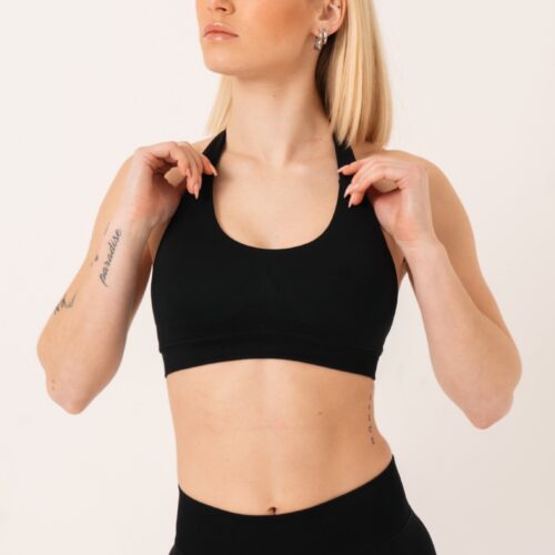 Avae Wear Enhance Halterneck Sports Bra - Zwart - afbeelding 1