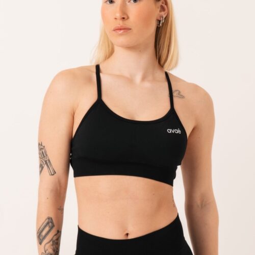 Avae Wear Enhance Crossback Sports Bra - Zwart - afbeelding 1