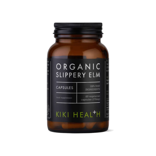 Organic Slippery Elm – Biologisch Bastpoeder – 60 vcaps