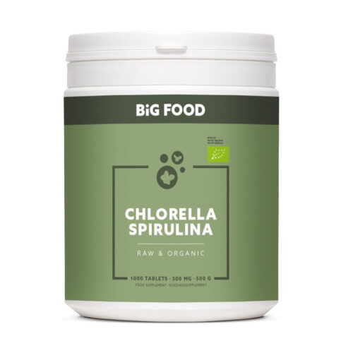 Chlorella-Spirulina Tabletten Raw & Bio – 500 g (1000 stuks)