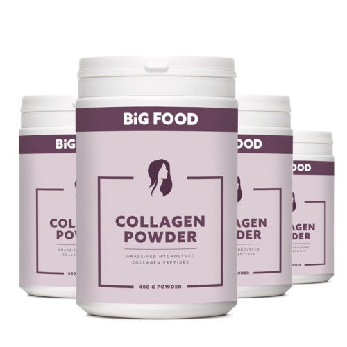 Rundercollageen Poeder Grass-Fed – 4×400 g – 3+1 Gratis