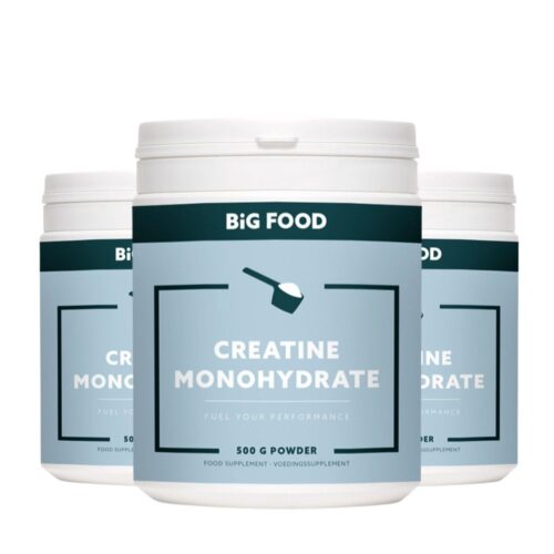 Vegan Creatine Monohydraat Poeder – 3×500 g – 2+1 Gratis