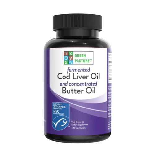 Fermented Cod Liver Oil & Concentrated Butter Oil (Levertraan/Boterolie) – 120 capsules