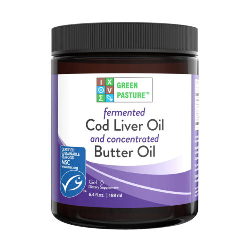 Fermented Cod Liver Oil & Concentrated Butter Oil (Levertraan/Boterolie) – Naturel – 188 ml gel