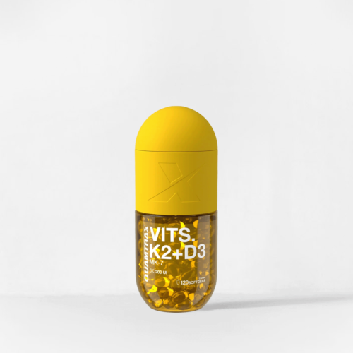 Quamtrax Vits. K2 + D3 – 120 softgels