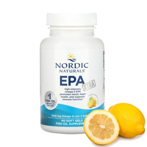 EPA Xtra Citroen, 1640mg Omega-3 — 60 Softgels