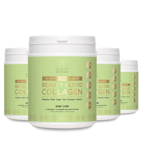 Beauty Blend Collageen Poeder – Kiwi Lime – 40 porties – 3+1 Gratis Aanbieding