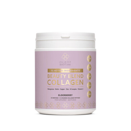 Beauty Blend Collageen Poeder – Elderberry – 40 porties