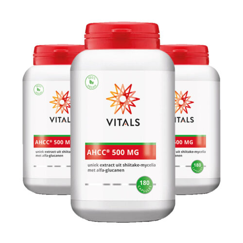AHCC® 500 mg – 3x180 caps – Voordeelbundel
