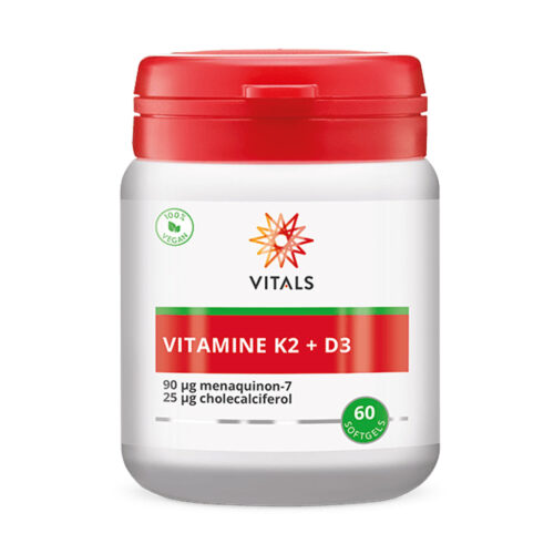 Vitamine K2 + D3 – 60 softgels
