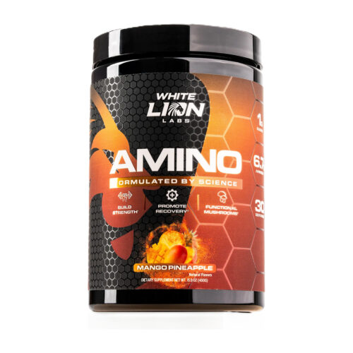 White Lion Labs Amino EAA Mango Ananas – pot met 30 doseringen essentiële aminozuren