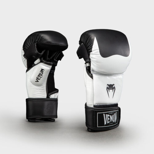 Venum Attack 2.0 leren MMA-handschoenen zwart wit