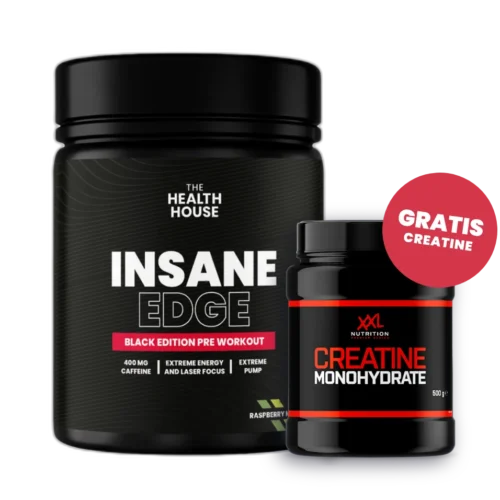 Insane Edge met gratis XXL Nutrition Creatine Monohydrate 500 g