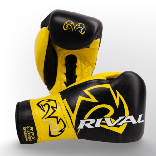 Rival RFX-Guerrero P4P sparringhandschoenen zwart/geel