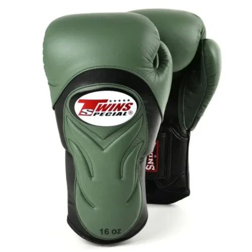 Twins Special BGVL 6 bokshandschoenen olijfgroen zwart