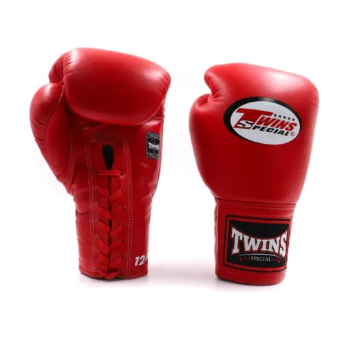 Twins Special BGLL1 bokshandschoenen met veters rood