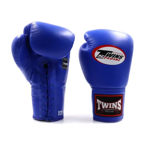 Twins Special BGLL1 bokshandschoenen met veters blauw