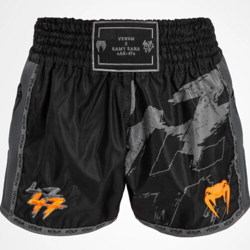 Venum S47 Muay Thai shorts zwart oranje