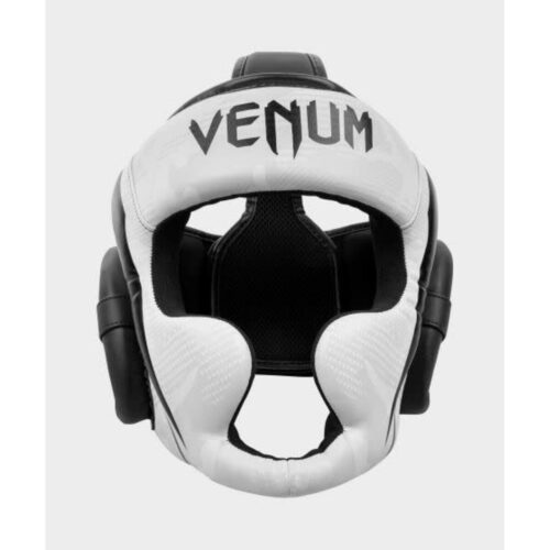 Venum Elite hoofdbeschermer wit camouflage