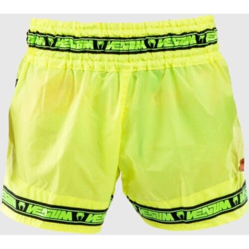 Venum Parachute Muay Thai short fluo geel