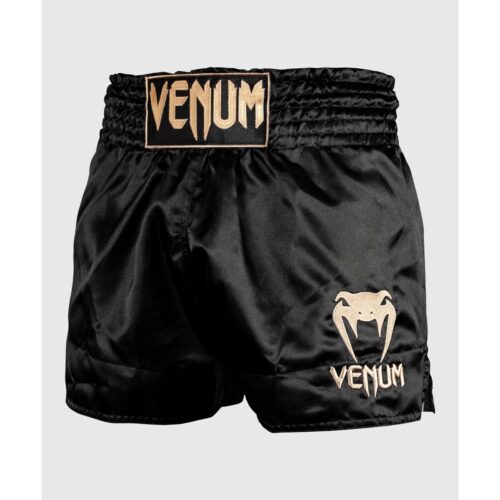 Venum Classic Muay Thai short zwart goud