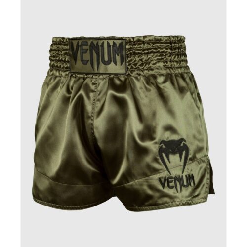 Venum Classic Muay Thai short khaki zwart
