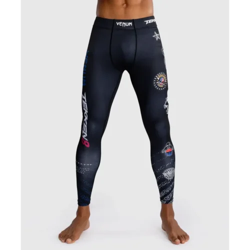 Venum x TEKKEN 8 Paul Phoenix spats zwart blauw