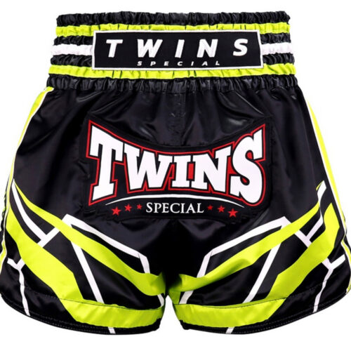Twins Special TTBL Racing Muay Thai short zwart groen