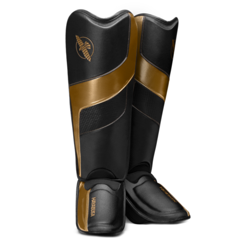 Hayabusa T3 Full-Back scheenbeschermers zwart/goud