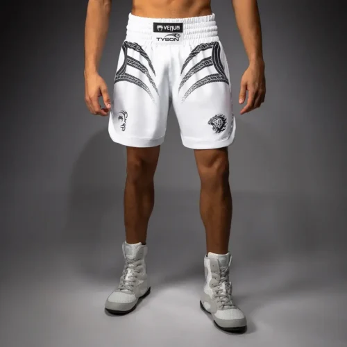 Venum x Mike Tyson Tiger boksshorts wit zwart