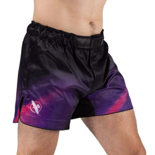 Hayabusa Apex Nova mid-thigh fightshort paars