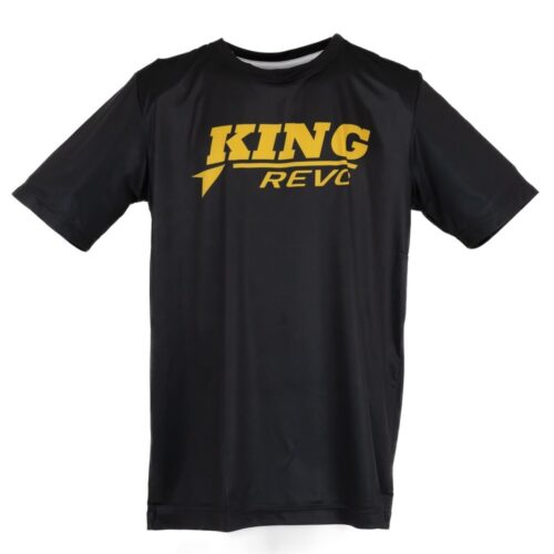 King Pro Boxing Revo Tee 2 zwart goud