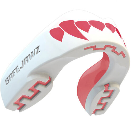 Safejawz Extro Fangs gebitsbeschermer roze/wit