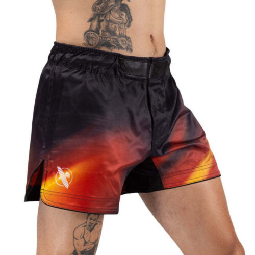 Hayabusa Apex Nova mid-thigh fightshort oranje