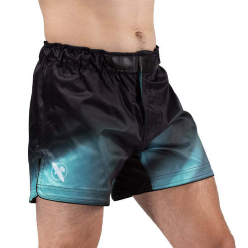 Hayabusa Apex Nova mid-thigh fightshort teal