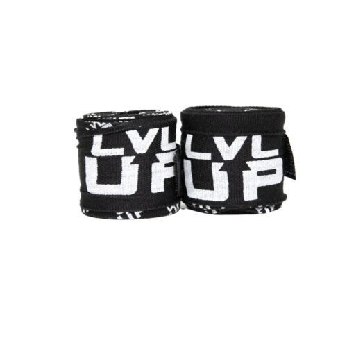LVL-UP BPC boksbandages 460 cm zwart