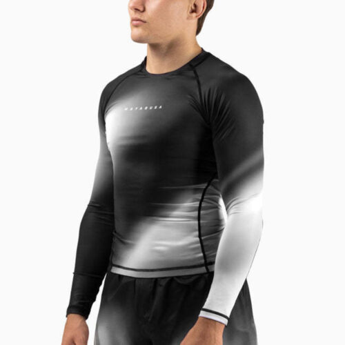 Hayabusa Apex Nova rashguard lange mouw grijs