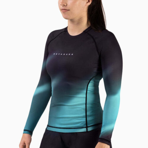 Hayabusa Apex Nova rashguard dames lange mouw teal