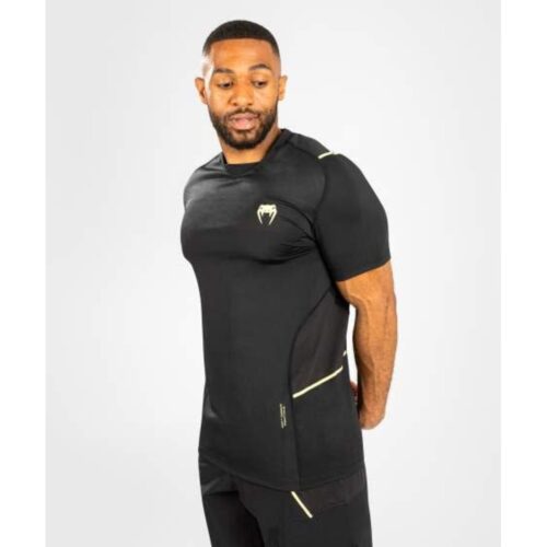 Venum Fusion 2.0 Dry Tech T-shirt zwart geel