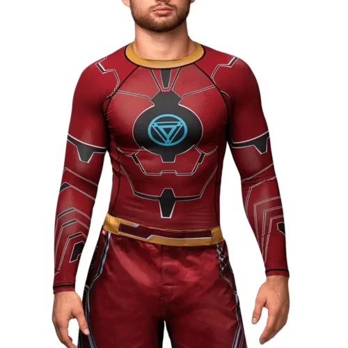 Hayabusa Marvel's Iron Man rashguard lange mouw