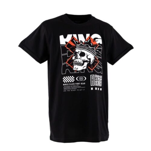 King Pro Boxing Skull 02 T-shirt zwart