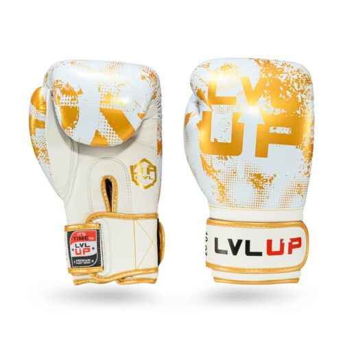 LVL-UP BG Stadium 2 bokshandschoenen wit goud