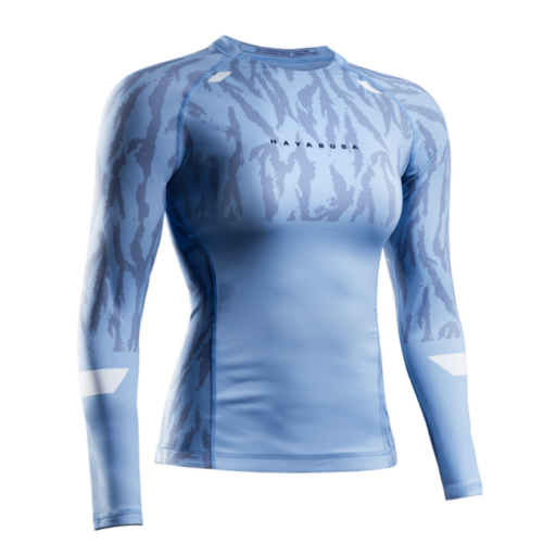 Hayabusa Apex Vantage rashguard dames lange mouw blauw